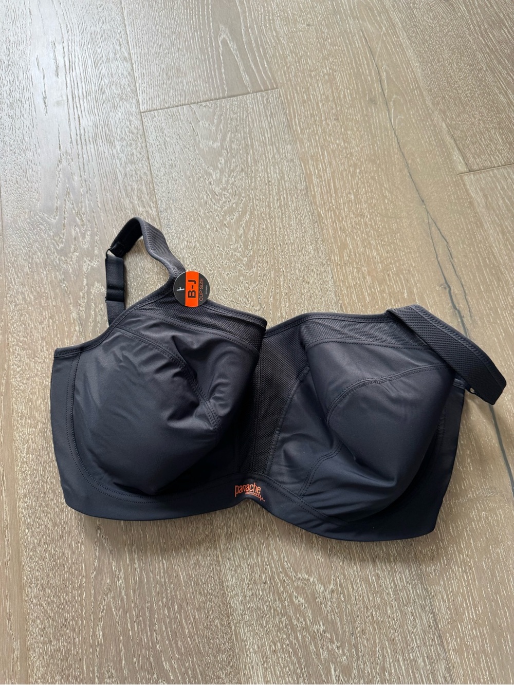 Panache sport power Black wired sports Bra